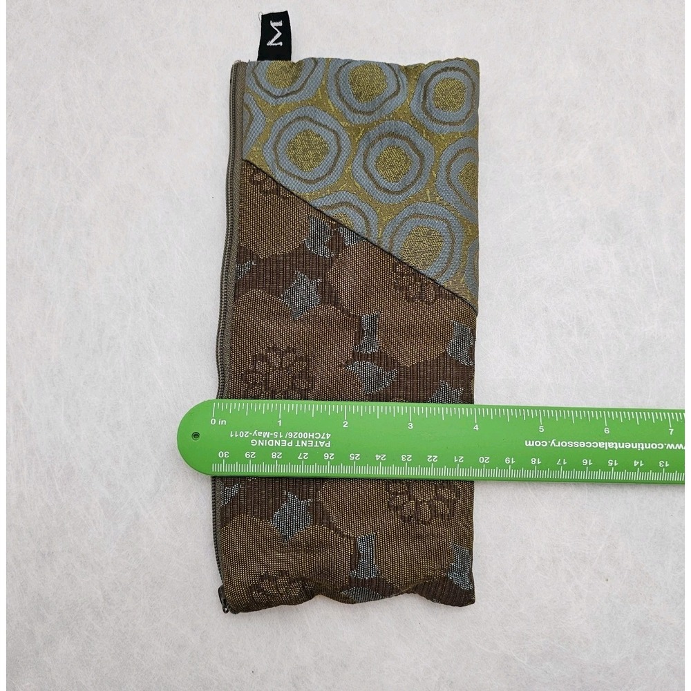 Cosmetic Bag Maruca Designs Boulder, CO Lined 9" x 4" Make-up Travel Pouch - Picture 7 of 7